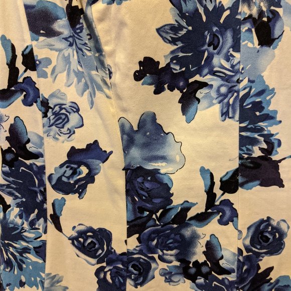 Chaps Floral Sateen Dress - Picture 6 of 6